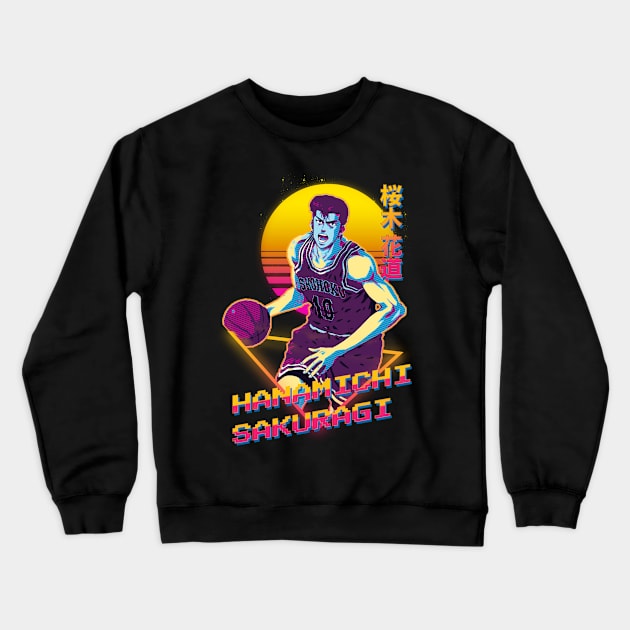 hanamichi Crewneck Sweatshirt by Retrostyle